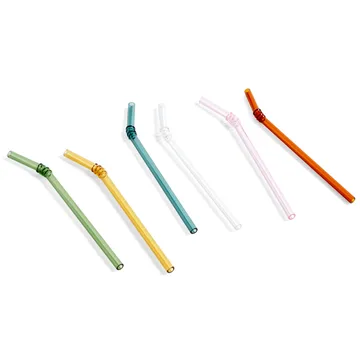 Sip Swirl sugrör 6-pack - Multi - HAY