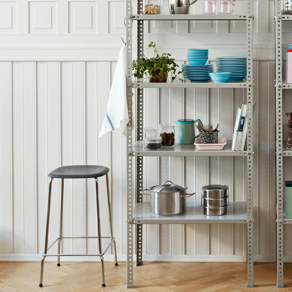 Soft Edge 30 Low barpall, Hunter, svart stålstativ HAY