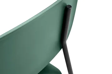 Soft Edge 45 stol - Hunter-svart stålstativ - HAY