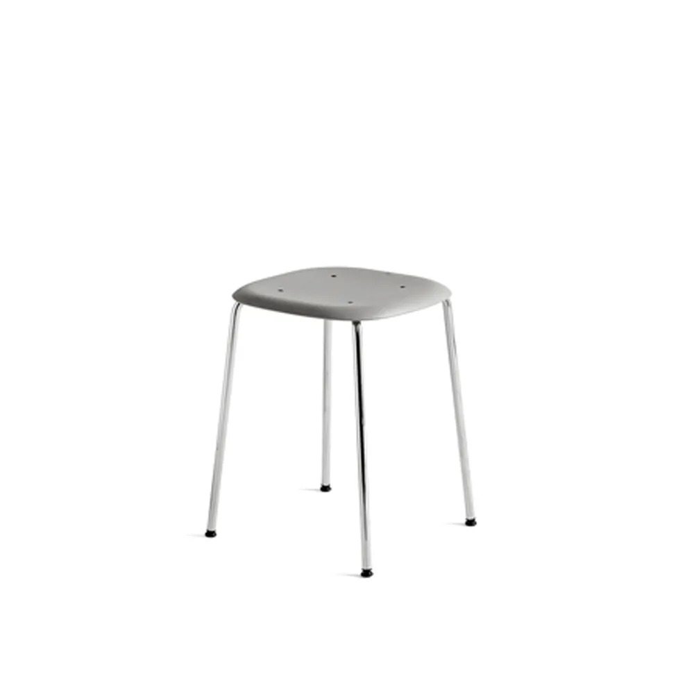 Soft Edge 70 pall, Soft grey, kromstativ HAY