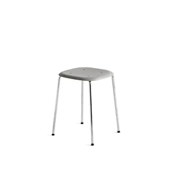 Soft Edge 70 pall - Soft grey, kromstativ - HAY
