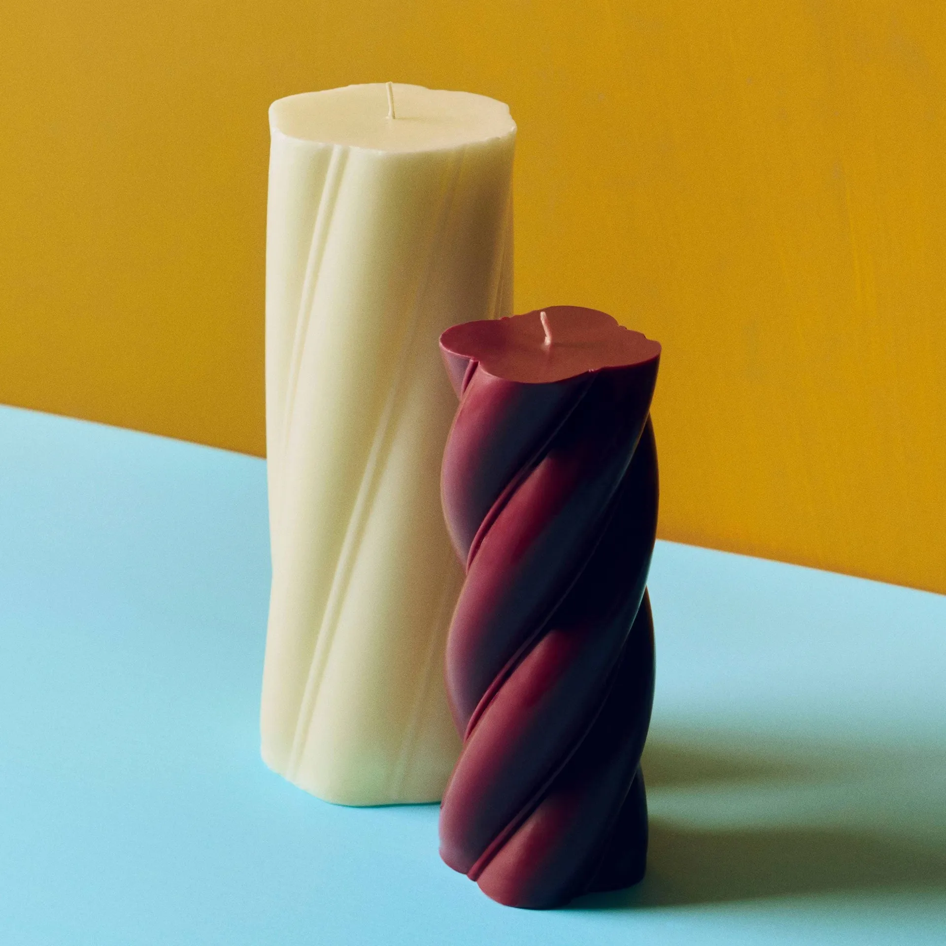 Soft Serve Candle blockljus, Ivory, Ø9,5x24,5 cm HAY