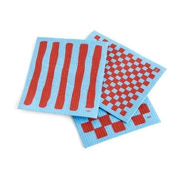 Sponge disktrasa 3-pack - Blå - HAY