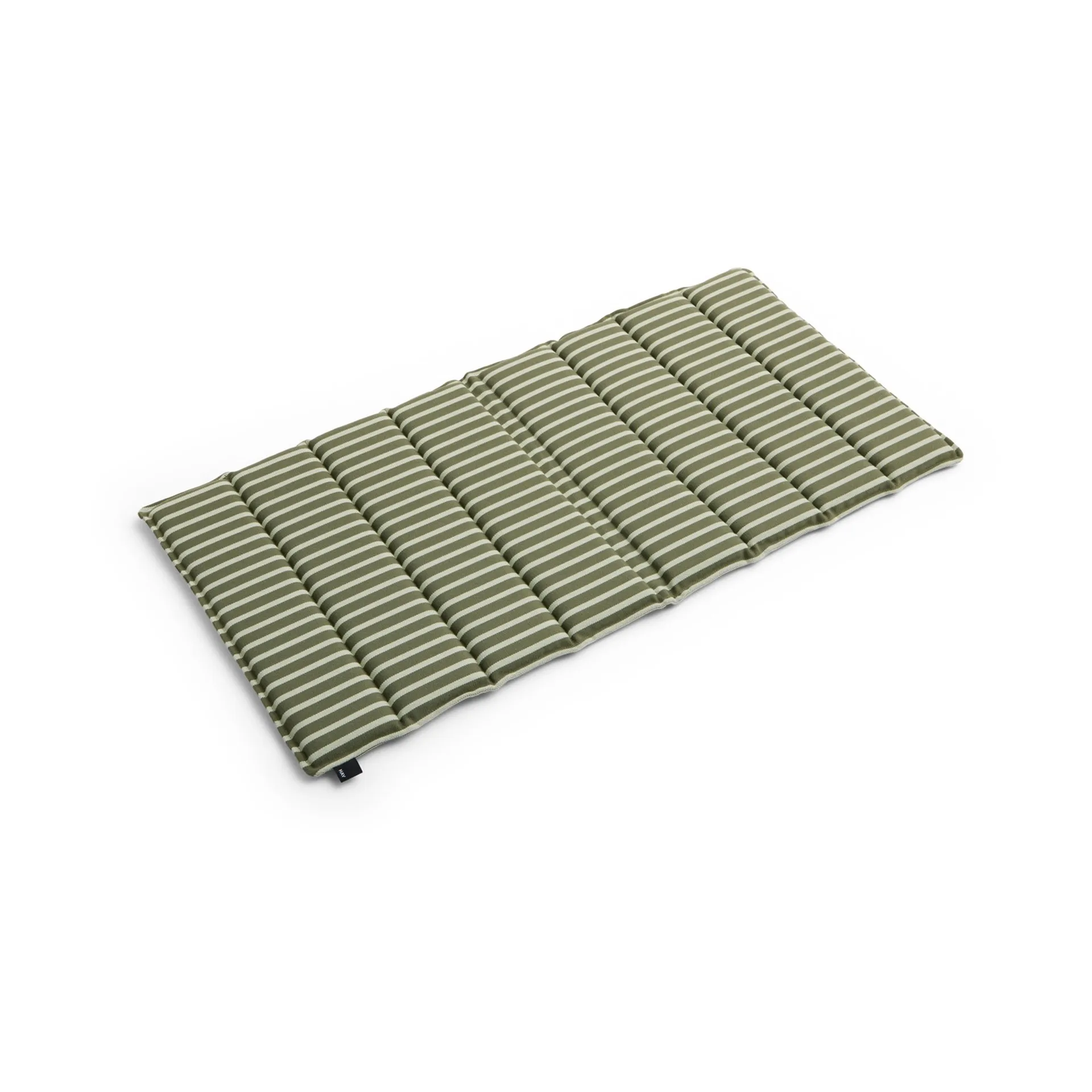 Terrazza Folding sittdyna, Olive bold stripe, 82x40 cm HAY