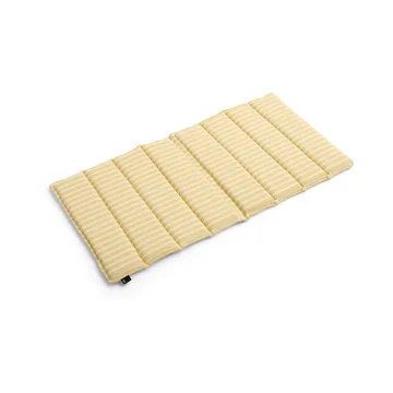 Terrazza Folding sittdyna - Yellow bold stripe, 82x40 cm - HAY