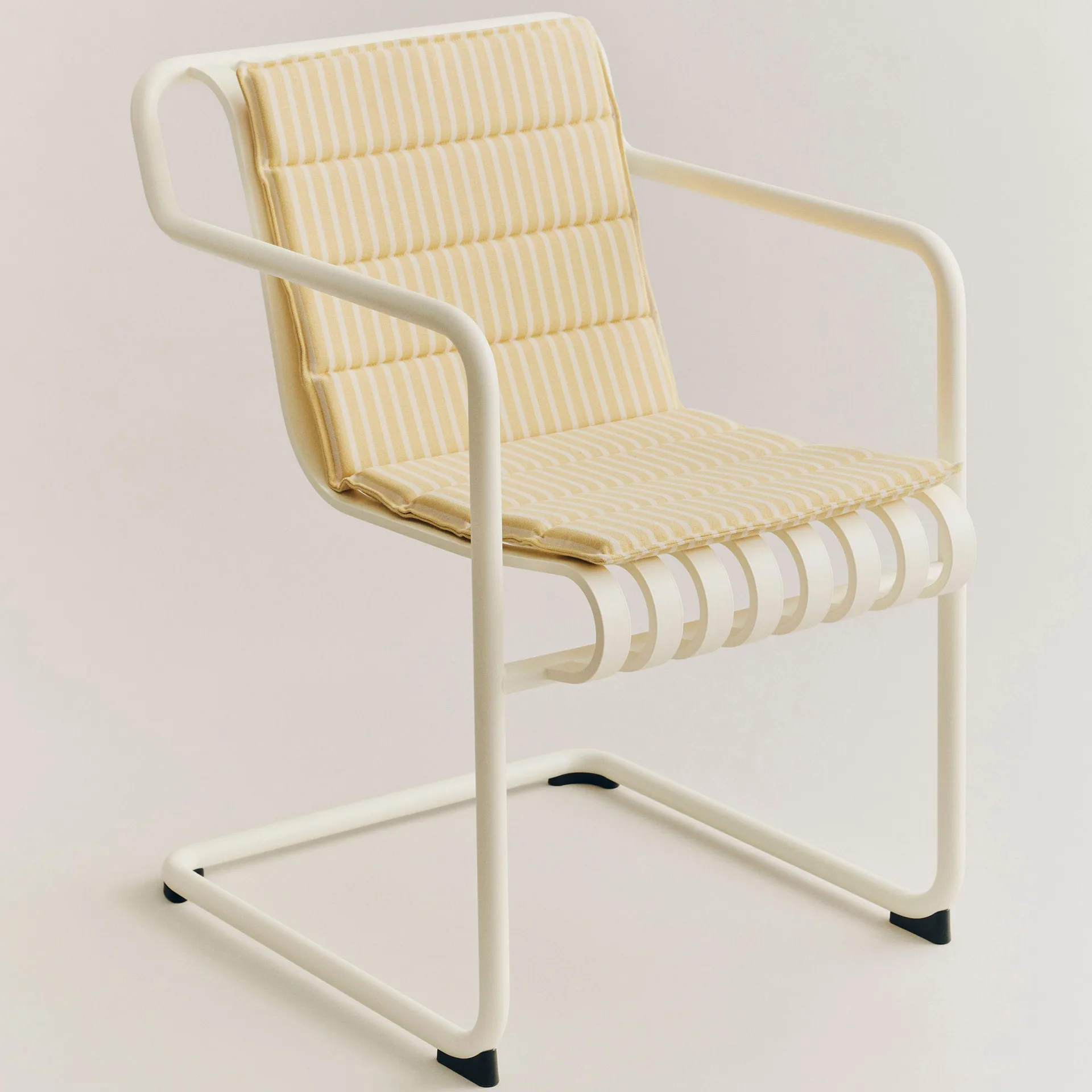 Terrazza Folding sittdyna, Yellow bold stripe, 82x40 cm HAY