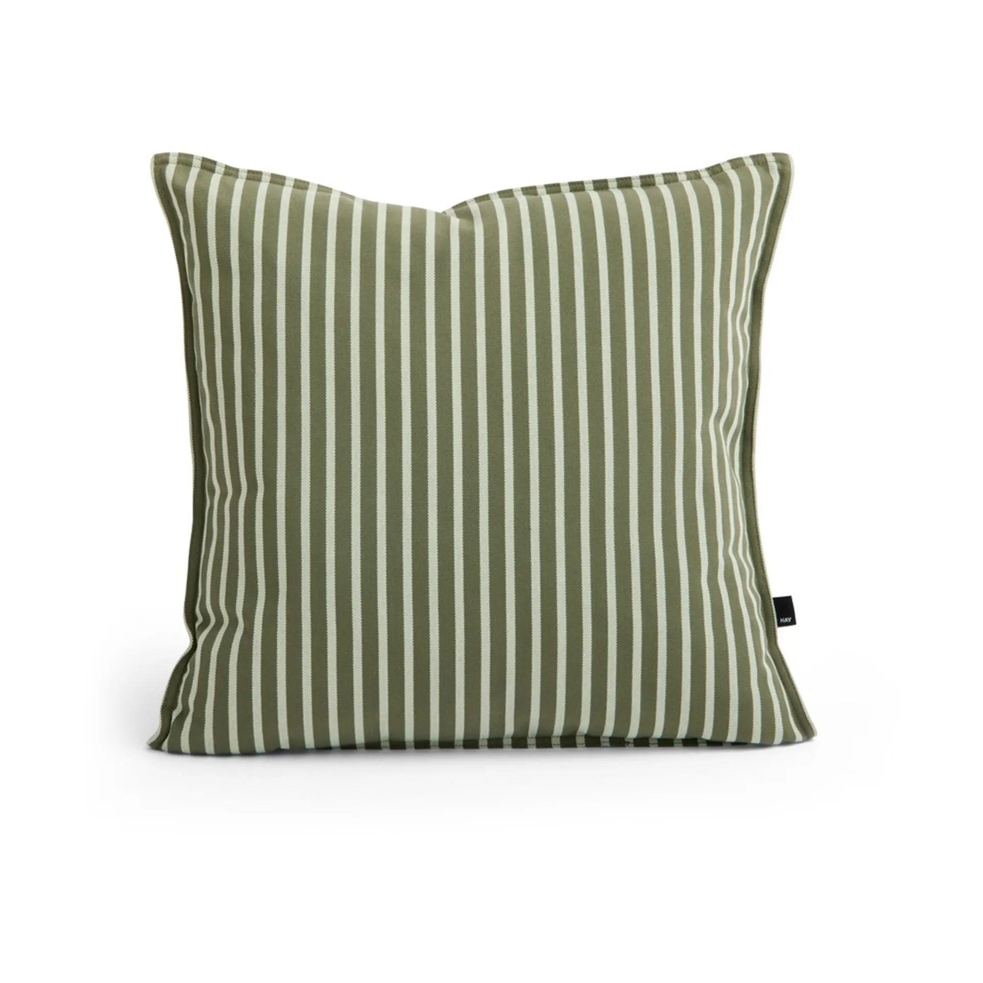 Terrazza kudde, Olive bold stripe, 50x50 cm HAY