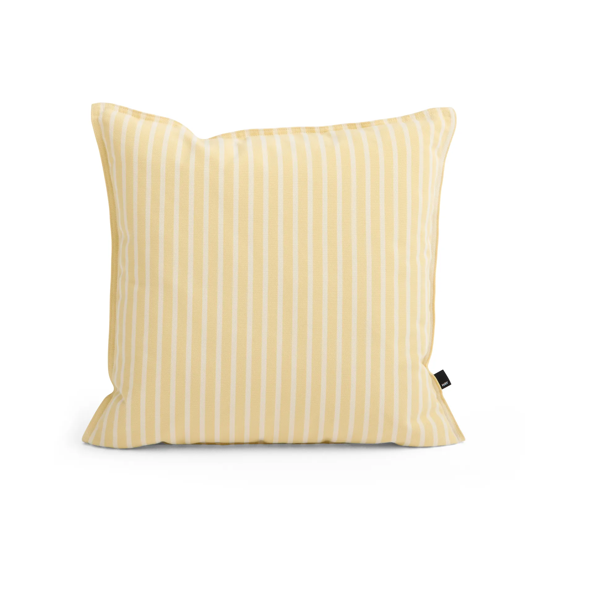 Terrazza kudde, Yellow bold stripe, 50x50 cm HAY