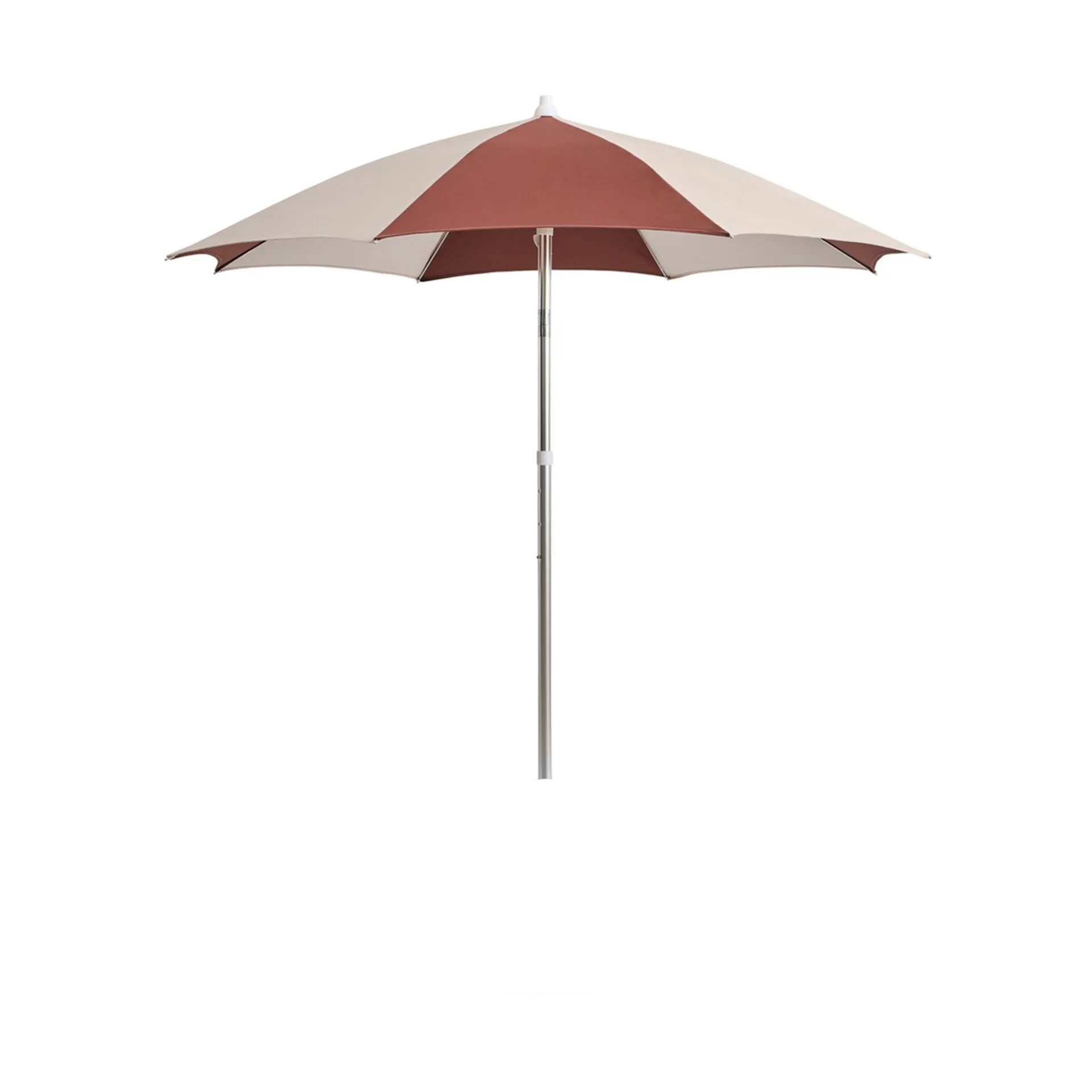 Terrazza Octagon parasoll, Off-white-burgundy HAY
