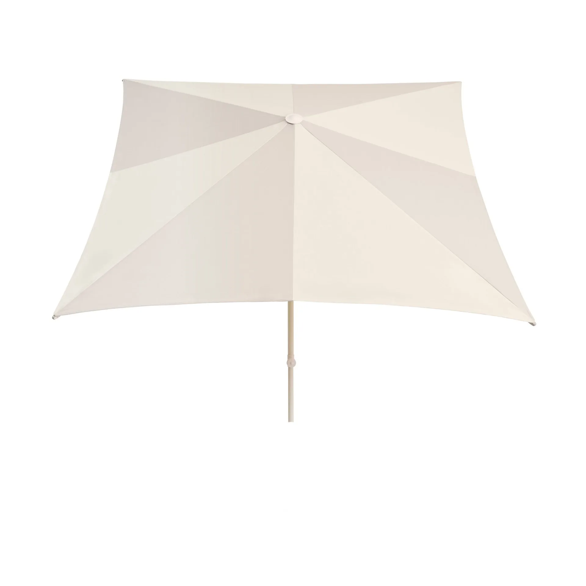 Terrazza Square parasoll, Off white-grey HAY