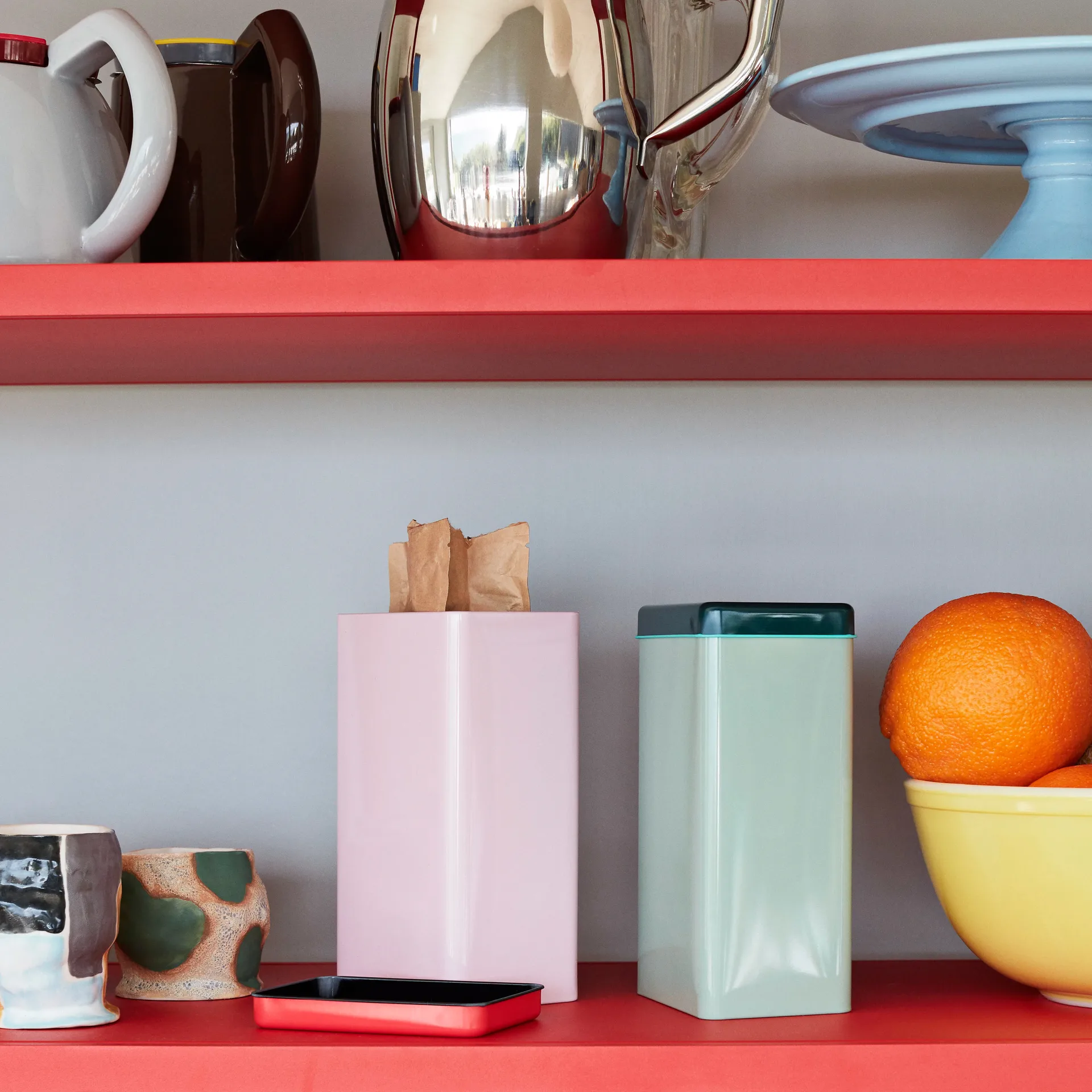 Tin by Sowden plåtburk, Rosa HAY