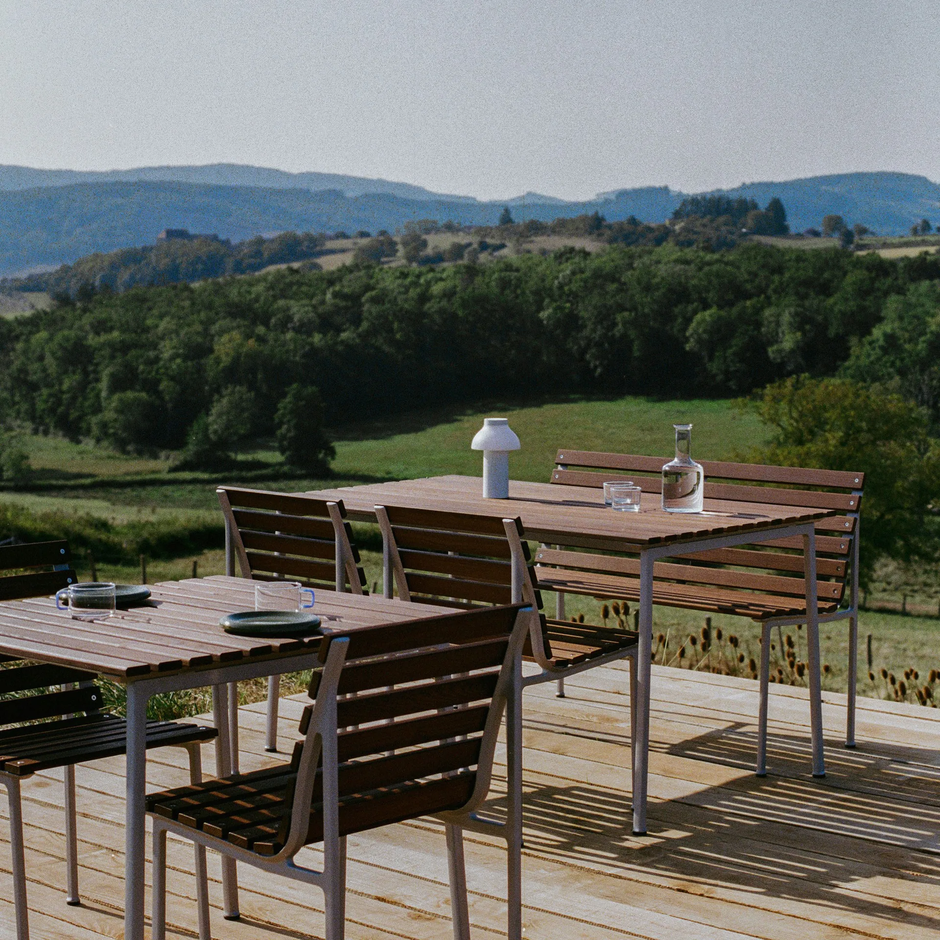 Traverse Dining bänk, Oljad ask HAY