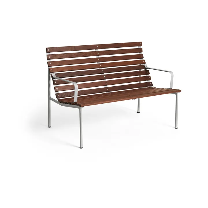 Traverse Lounge bänk med armstöd - Oljad ask - HAY