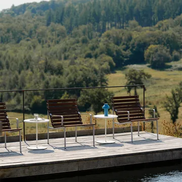 Traverse Lounge karmstol - Oljad ask - HAY