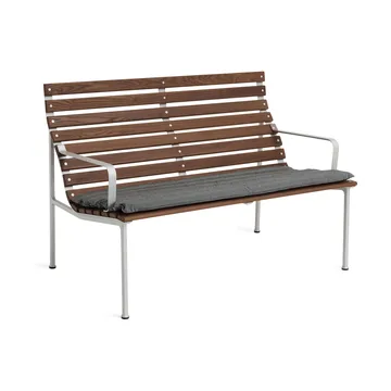 Traverse Quilted Lounge Bench bänkdyna - Black pepper - HAY