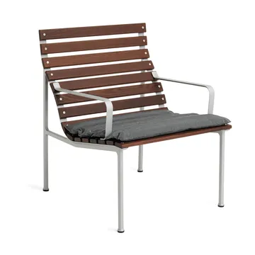 Traverse Quilted Lounge Chair/Armchair sittdyna - Black pepper - HAY