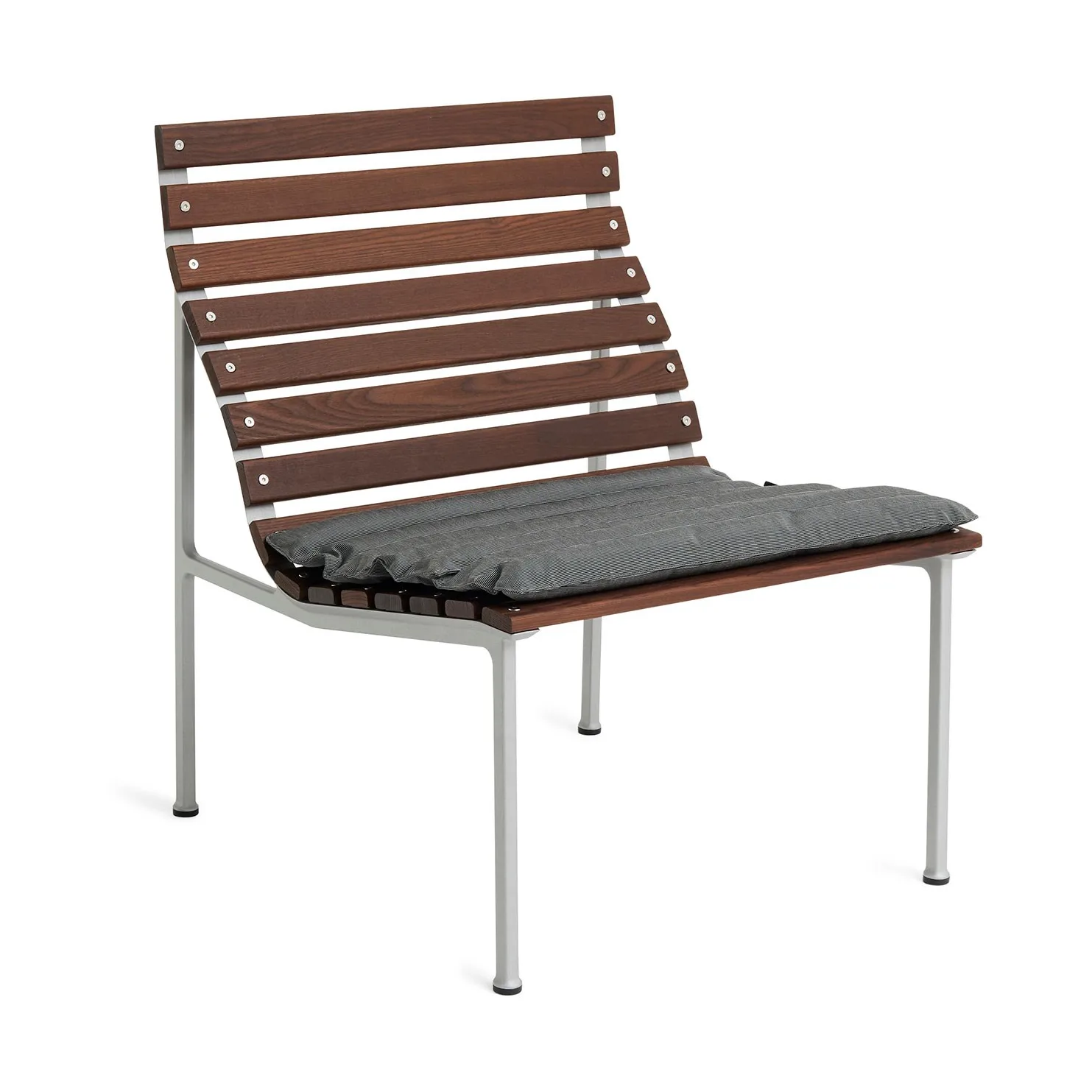 Traverse Quilted Lounge Chair/Armchair sittdyna, Black pepper HAY