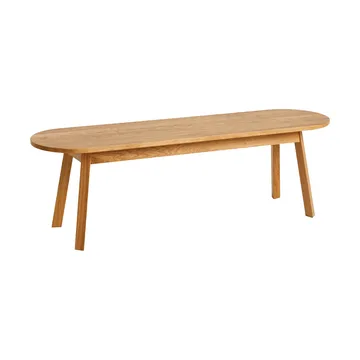 Triangle Leg bänk - water-based lacquered oak, 150 cm - HAY