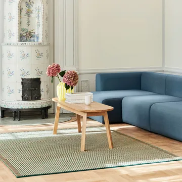 Triangle Leg bänk - water-based lacquered oak, 150 cm - HAY