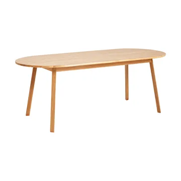 Triangle Leg matbord - ek olja, 200x85 cm - HAY