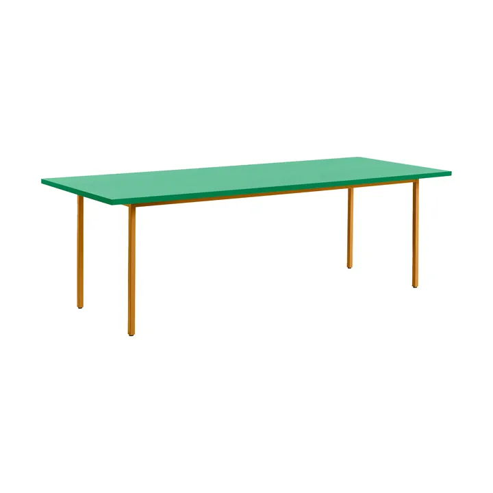 Two-Colour matbord 90x240 cm - Ochre-green mint - HAY
