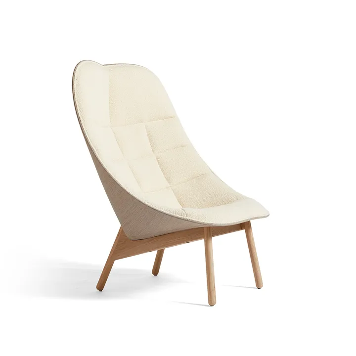 Uchiwa Quilt loungefåtölj - Cream A5-ek-Canvas 244 - HAY
