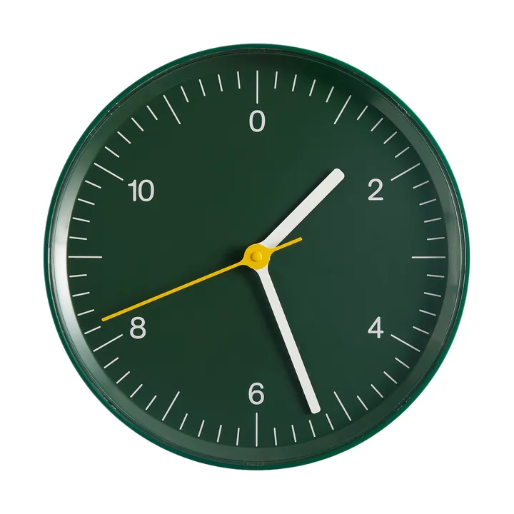 Wall Clock väggklocka Ø26,5 cm - Green - HAY