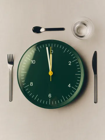 Wall Clock väggklocka Ø26,5 cm - Green - HAY