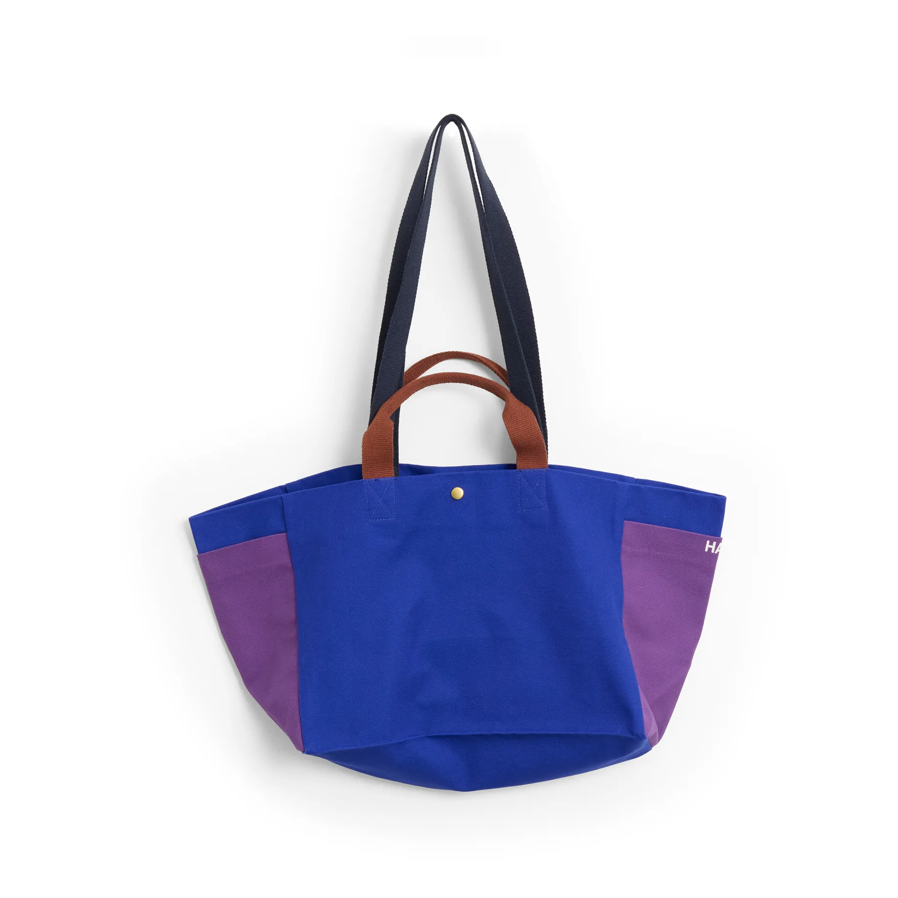 Weekend Bag Organic väska S, Electric blue multi HAY
