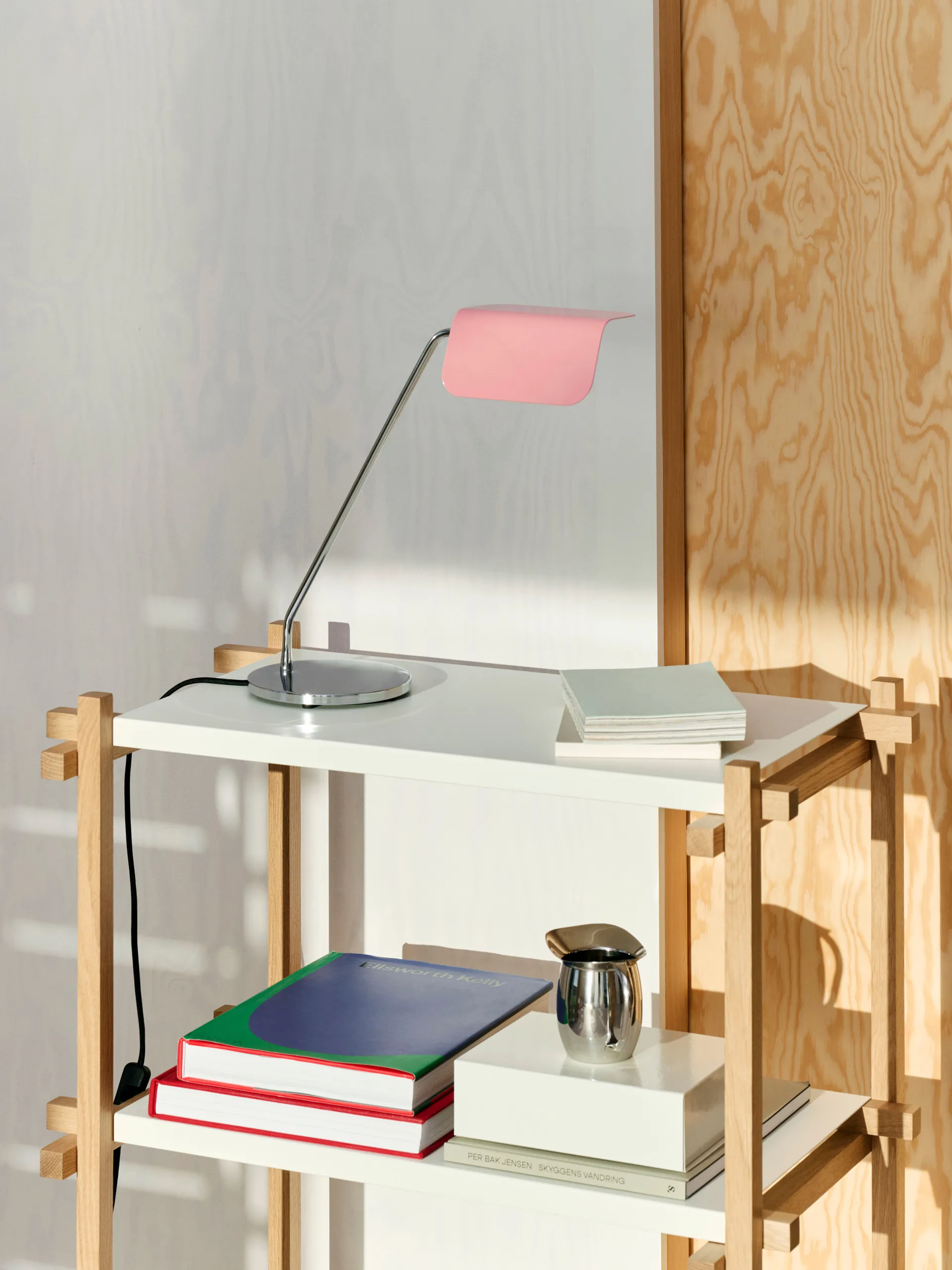 Woody Column hylla, Oak-almond white, low HAY