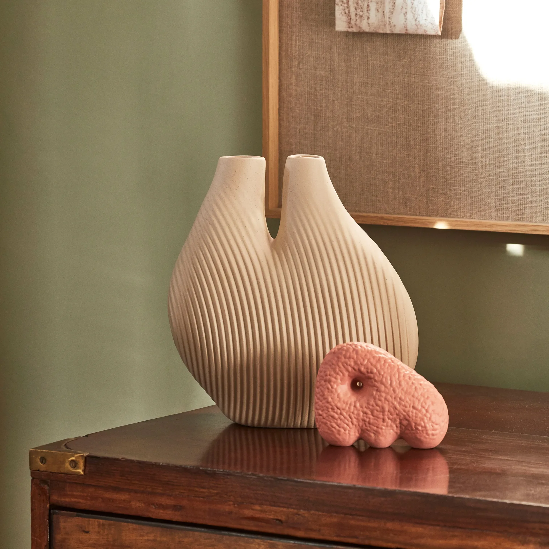 W&S Chamber vas, Light beige HAY