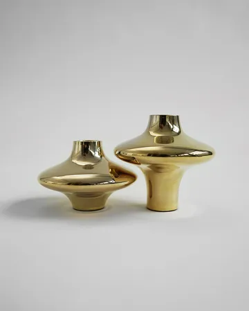 Doublet no. 01 liten ljushållare - Brass - Hein Studio
