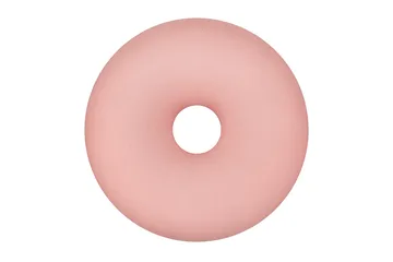 Boa puff Ø114 cm - Cotton candy - Hem