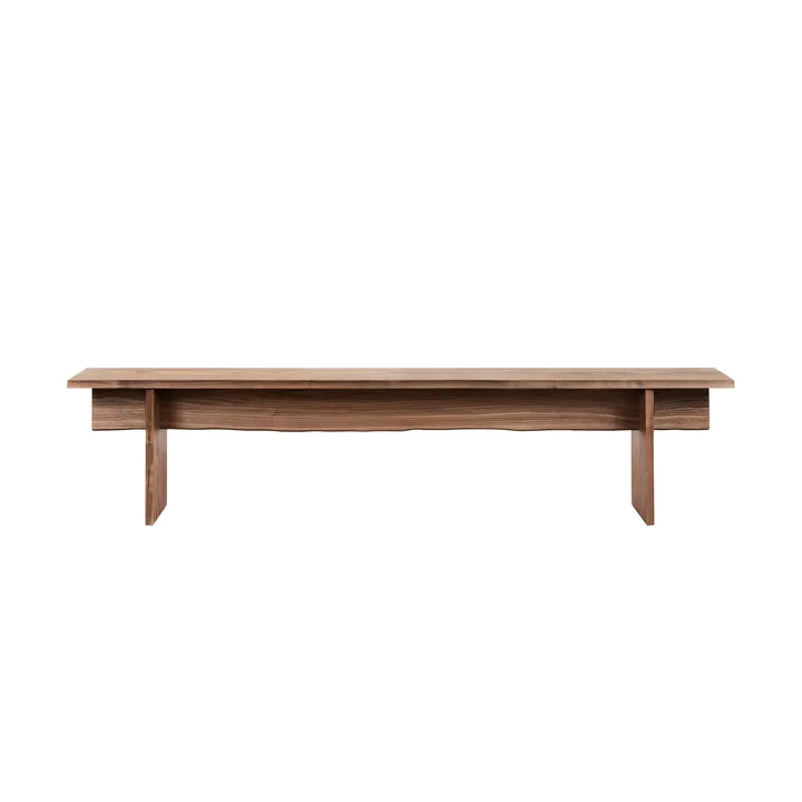 Bookmatch bänk 210 cm - Valnöt - Hem