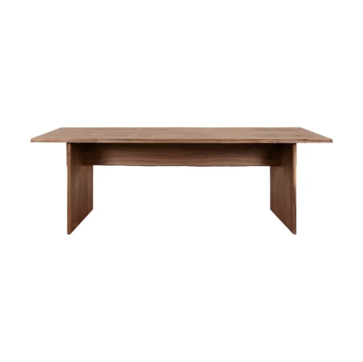 Bookmatch matbord 220 cm - Valnöt - Hem