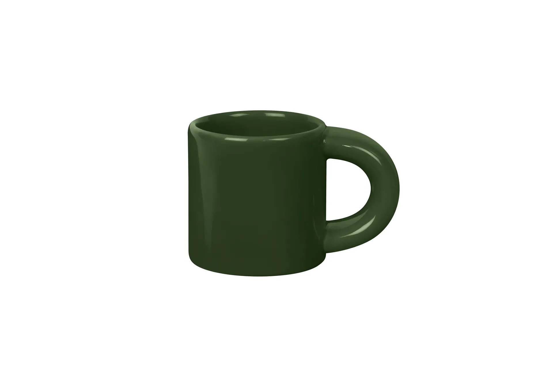 Bronto espressokopp 10 cl 4-pack, Green Hem