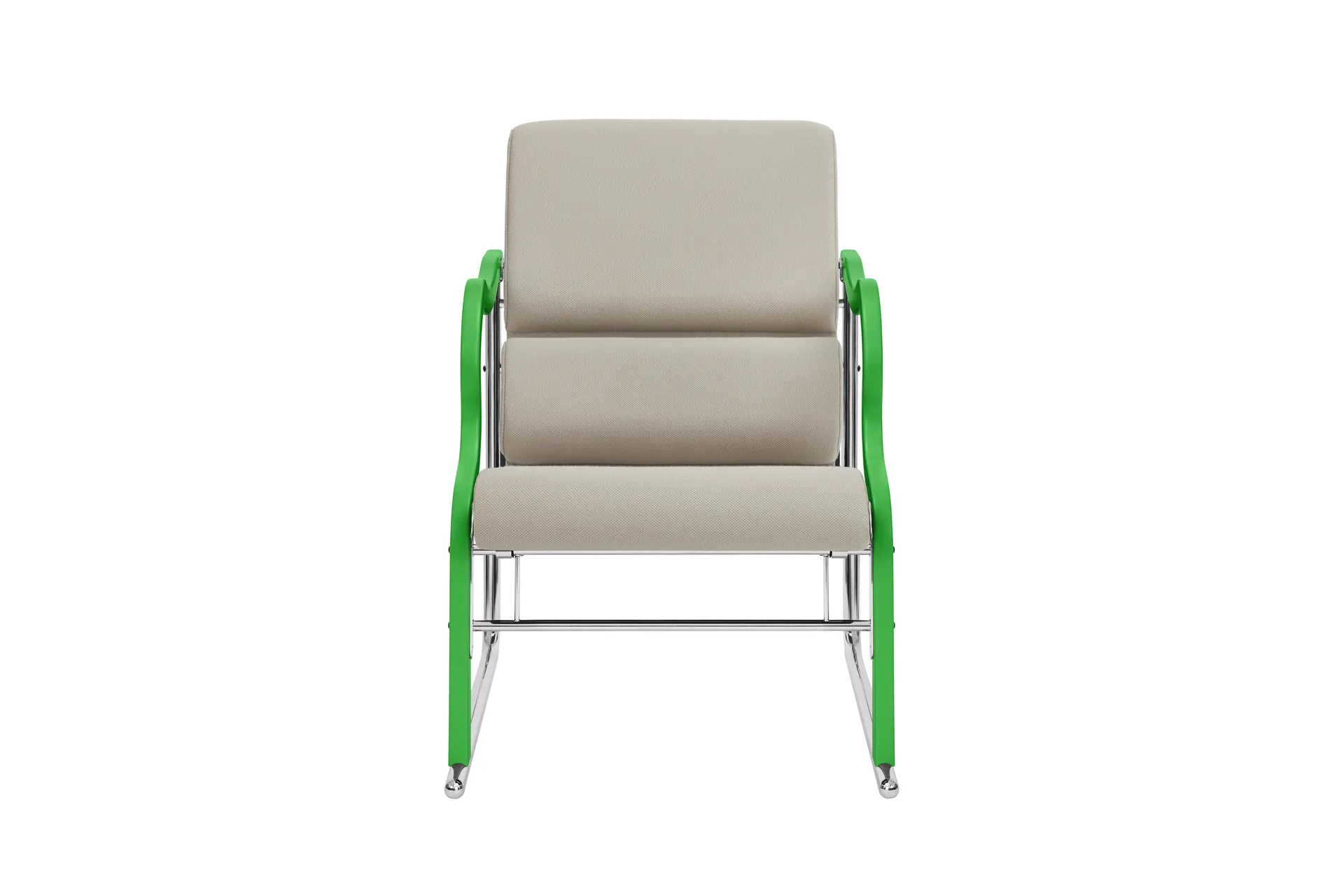 Experiment 501 loungefåtölj, Green-light beige Hem