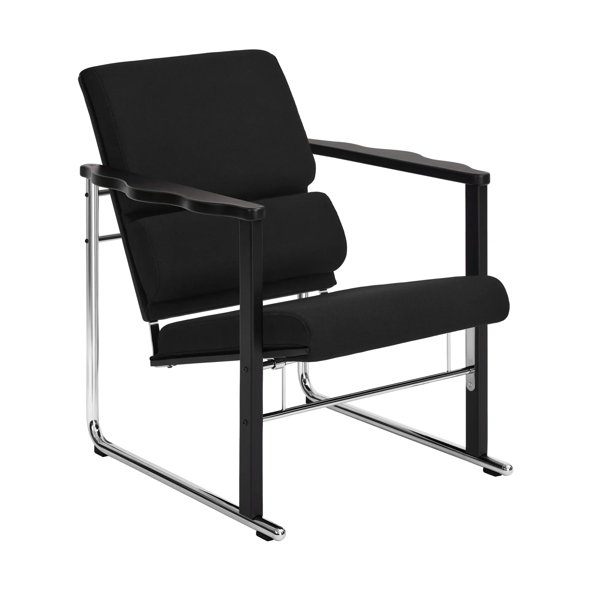 Experiment 502 loungefåtölj, Black-black Hem