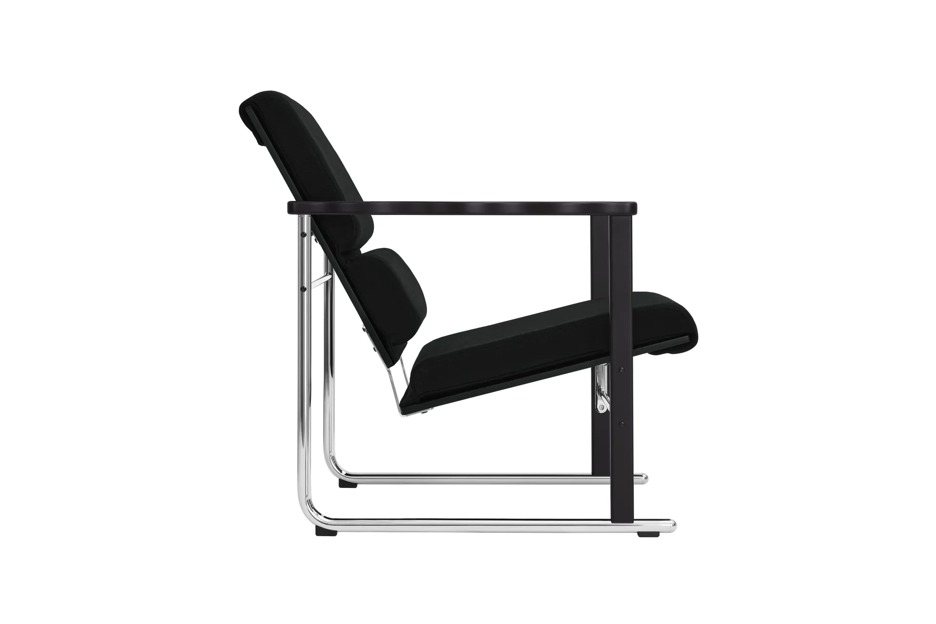 Experiment 502 loungefåtölj, Black-black Hem