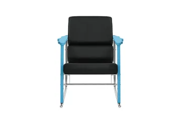 Experiment 502 loungefåtölj - Blue-black leather - Hem