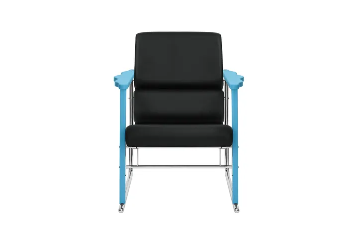 Experiment 502 loungefåtölj - Blue-black leather - Hem