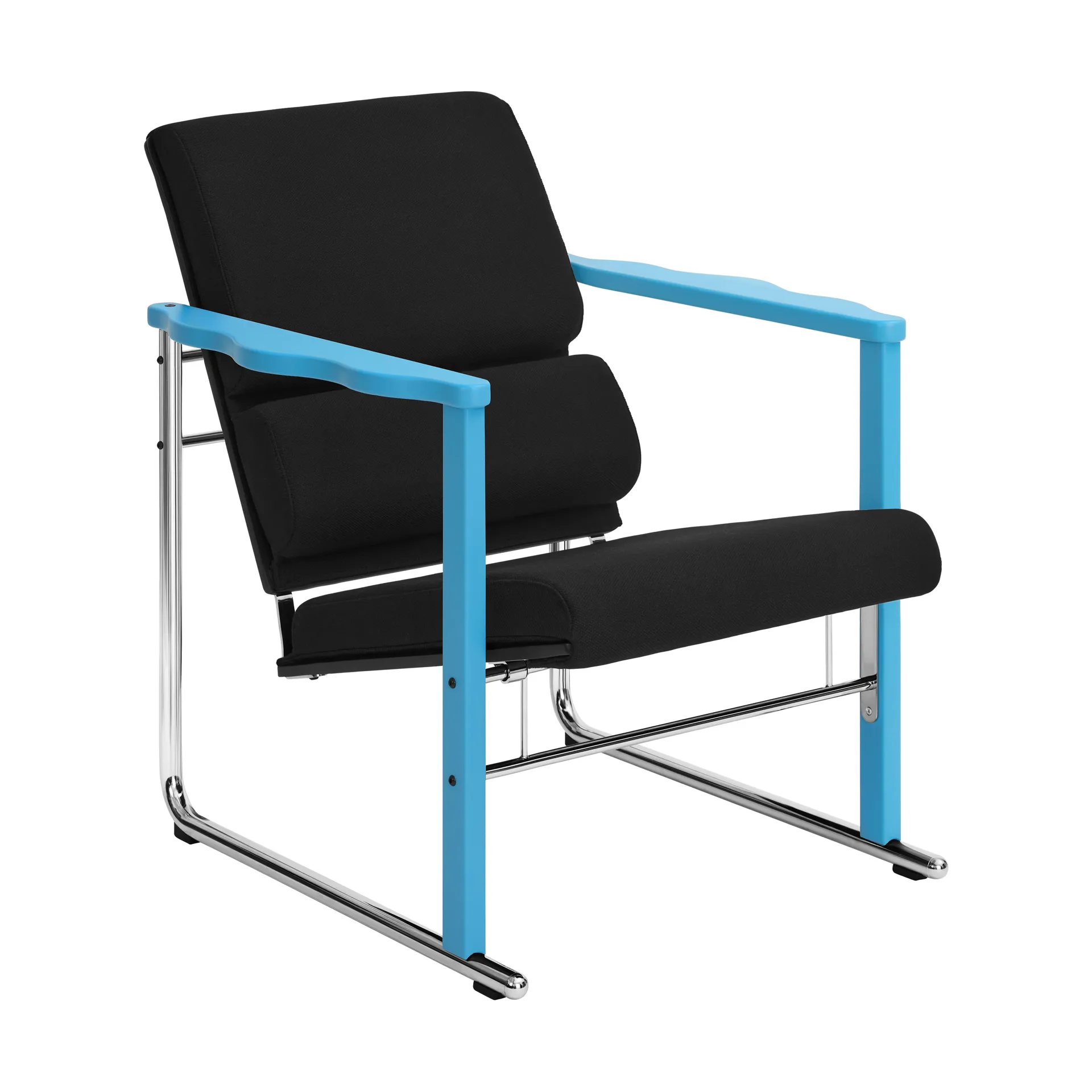 Experiment 502 loungefåtölj, Blue-black Hem