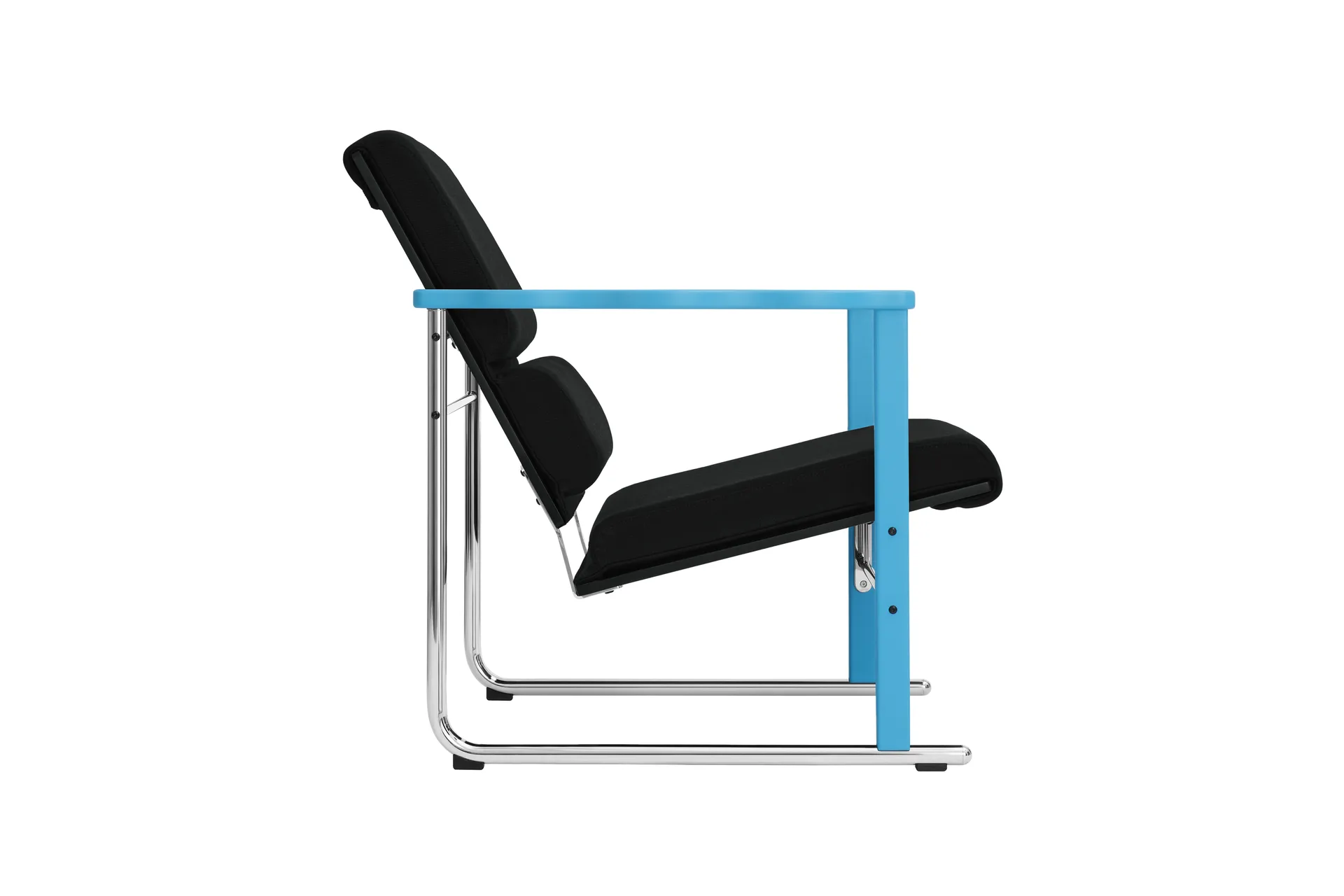 Experiment 502 loungefåtölj, Blue-black Hem