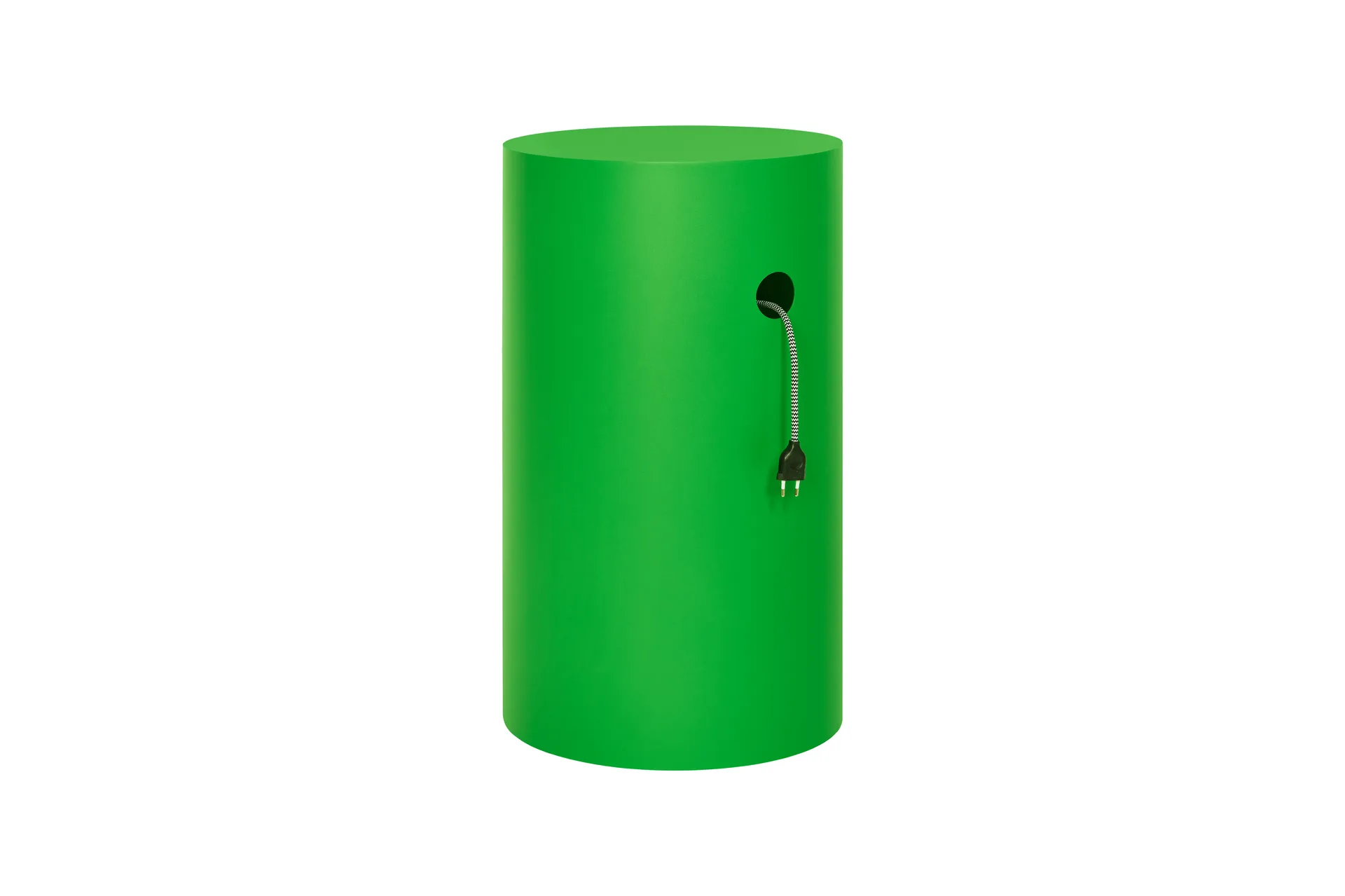 Hide piedestal Ø38x68 cm, Pure green textured Hem