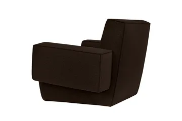 Hunk loungefåtölj med armstöd - Chocolate - Hem