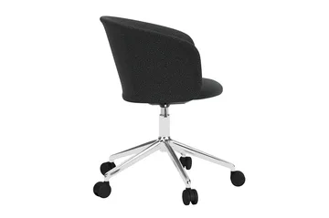 Kendo Swivel kontorsstol med 5 hjul - Graphite-polished aluminium - Hem