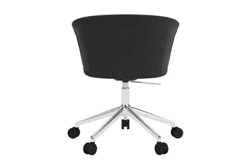 Kendo Swivel kontorsstol med 5 hjul - Graphite-polished aluminium - Hem