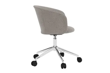 Kendo Swivel kontorsstol med 5 hjul - Porcelain-polished aluminium - Hem