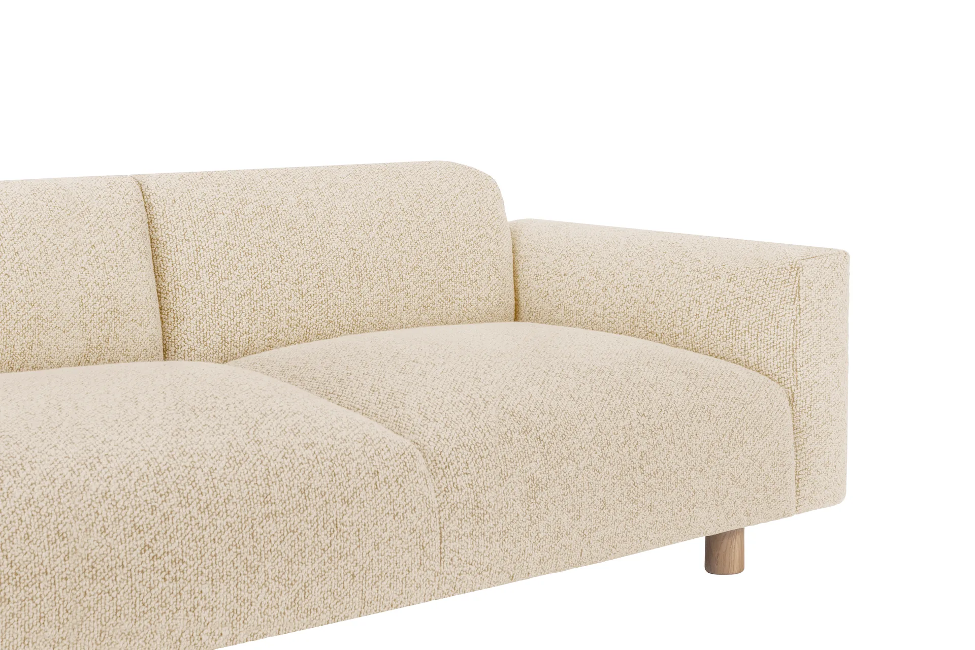 Koti 2-sits soffa 200 cm, Eggshell Hem
