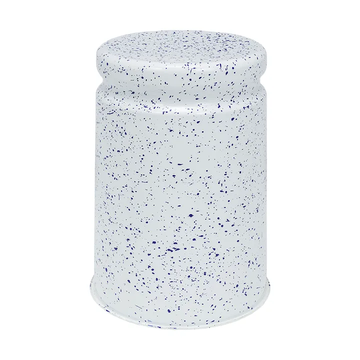 Last rund pall Ø32x44 cm - White-blue splatter - Hem